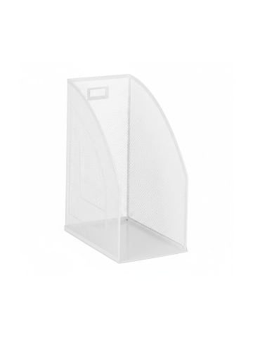 relaxdays Stehsammler in Weiß - (B)16 x (H)32 x (T)24,5 cm
