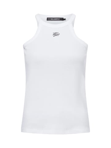 Karl Lagerfeld Top Autograph Tank in weiß