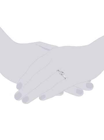 Trilani Ring aus Sterling Silber mit Topas in silber