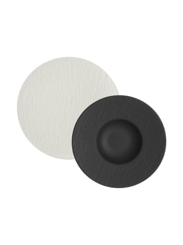Villeroy & Boch Pasta-Set Manufacture Rock in in schwarz-weiß