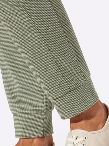 Sieh an! Jerseyhose in oliv-ecru-meliert