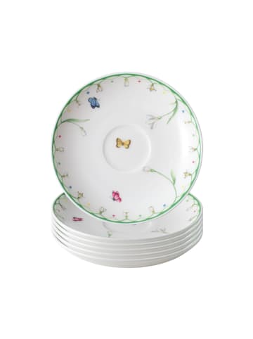 Villeroy & Boch 6er Set Mokka- / Espressountertassen Colourful Spring ø 11,7 cm in bunt