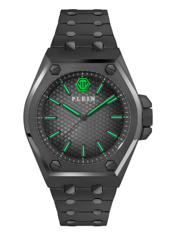 Philipp Plein Analoguhr für Herren in Schwarz