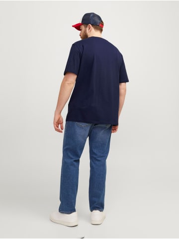 JACK & JONES PLUS T-shirt in Navy Blazer