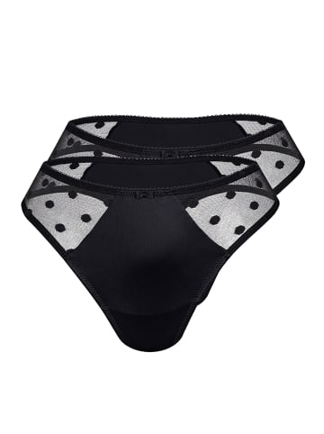 Sassa String 2er Pack in schwarz