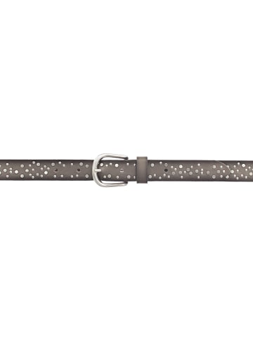 Vanzetti Nietengürtel Leder taupe