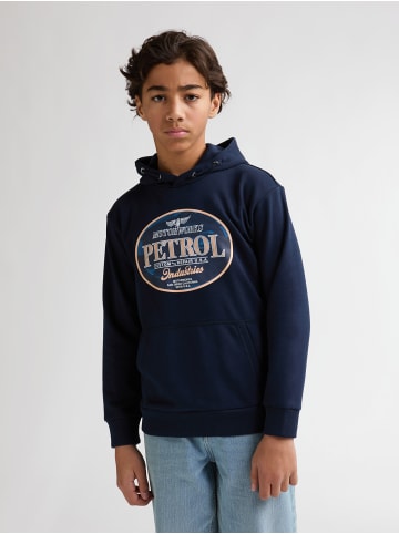 Petrol Industries Hoodie Obregón in Blau