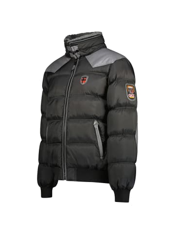 Geographical Norway Winterjacke in Schwarz/Grau