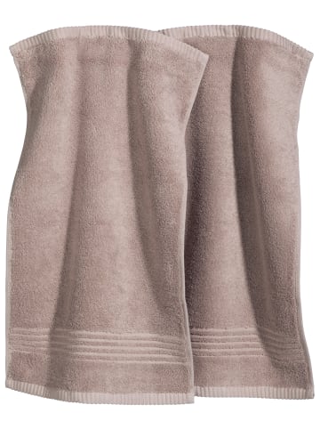 Erwin Müller Frottier Gästetuch 2er-Pack Konstanz in cappuccino