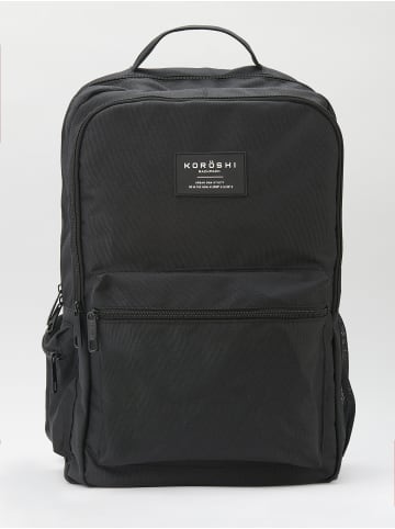 KOROSHI Rucksack. in Schwarz