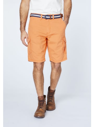Oklahoma Jeans Bermuda Shorts mit seitlichen Cargotaschen in Orange