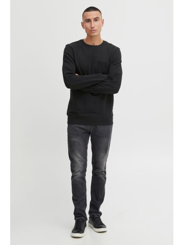 11 Project Rundhalspullover PRPulo 20715522 ME  Sweatshirt mit Brusttasche in Schwarz