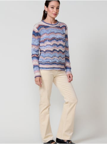 KOROSHI Women's striped knit jersey in bunt