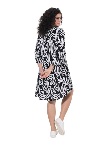 Ulla Popken Midikleid in schwarz