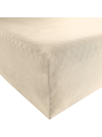 Bassetti Single-Jersey Spannbettlaken in ecru
