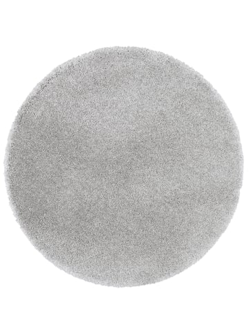 Hochflor-Teppich Dream Rund in grau