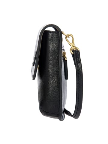 BRIC`s Volterra Mini Bag Umhängetasche Leder 18 cm in black