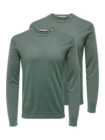 ONLY & SONS Pullover Wyler in Balsam green
