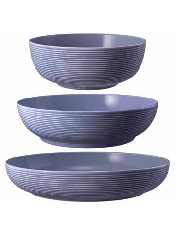 3-tlg. Foodbowl Beat Color Glaze in Fliederblau 20/25/28 cm