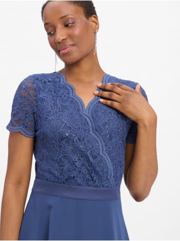 SWING Kleid in blau - 0001