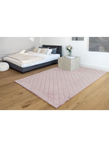 Kayoom Wohnzimmer Teppich – Imala 125 in rosa - rechteckig