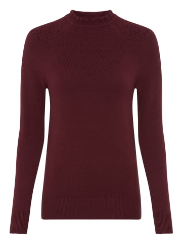 Laura Scott Strickpullover in bordeaux