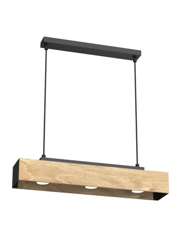 Licht-Erlebnisse Pendelleuchte (B)8 x (L)57 x (T)110 cm in Schwarz NaturSchwarz Natur