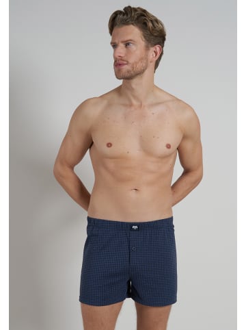 CECEBA Boxershort 2Er Pack Daytona in blau-dunkel-Allover