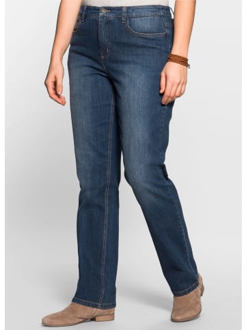 sheego Shaping-Jeans in blue denim