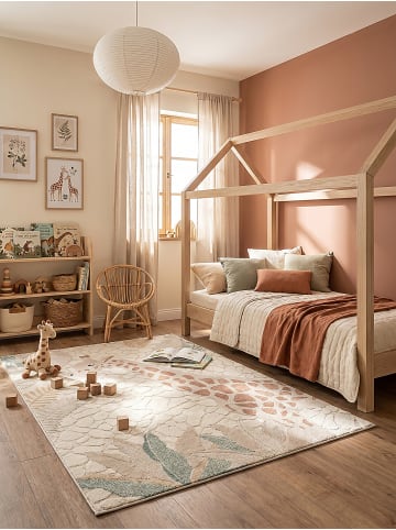 KADIMA DESIGN Kinderteppich Kinder-Motiv Kinderzimmer pflegeleicht Spielzimmer Motiv in Creme