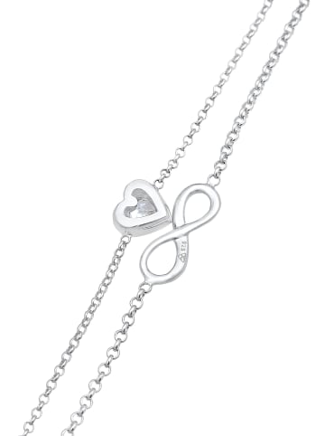 Elli Armband 925 Sterling Silber Herz, Infinity in Silber