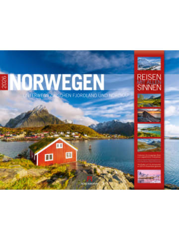 Ackermann Kunstverlag Kalender - Norwegen Kalender 2026 | Unterwegs zwischen Fjordland und Nordkap