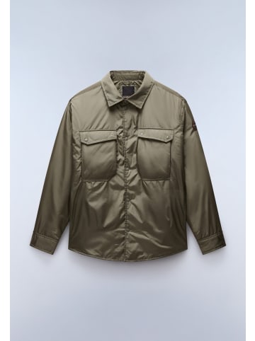 Napapijri Longsleeve "O-Casies Ls" in Grün