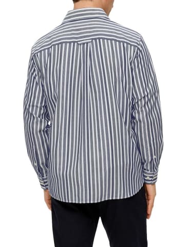 S.OLIVER RED LABEL Langarmhemd in blau2