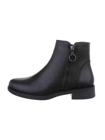 Ital-Design Stiefelette in Schwarz