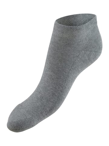 H.I.S Sneakersocken in 2x schwarz, 2x weiß, 2x grau-meliert