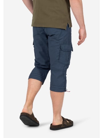Timezone Cargo Bermuda Shorts mit Gürtel und Design Taschen in Blau