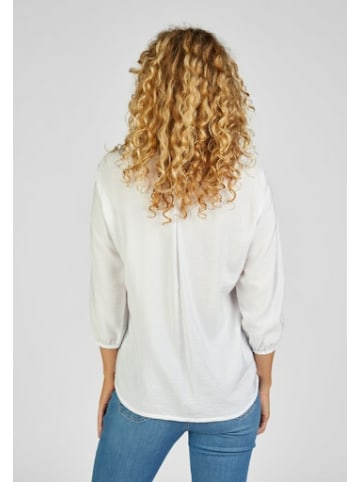 Rabe Kurzarmbluse für Damen in Weiß