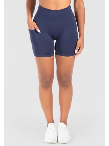 SMILODOX Shorts Temmy Pocket Seamless in Marineblau