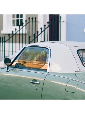 Mr. & Mrs. Panda sonnenschutz Schnecken Liebe Design ohne Spruch in Weiß