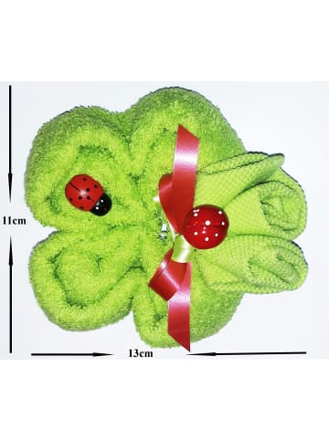 JACK Frottier Geschenk Set Handarbeit Origami Kleeblatt