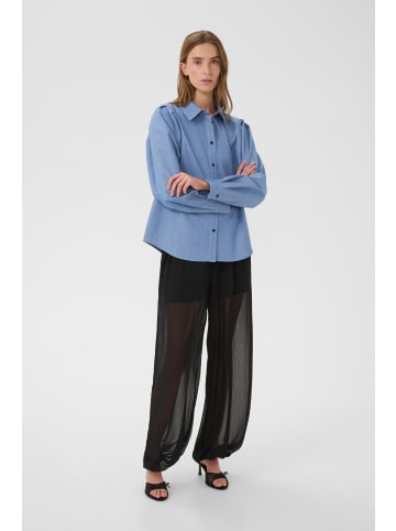 Karen By Simonsen Langarm - Hemd KBRo Classic fit in Coronet Blue