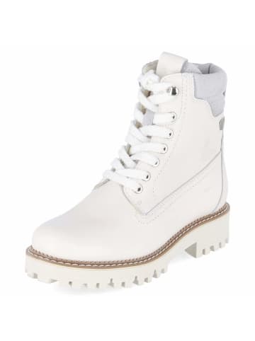 Tamaris Schnürstiefel in weiss