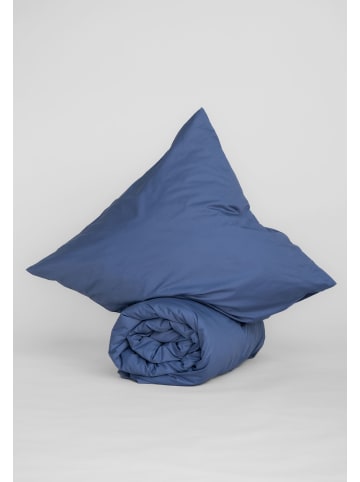 MELA Perkal Bettwäsche Set Style MAJULI in blau