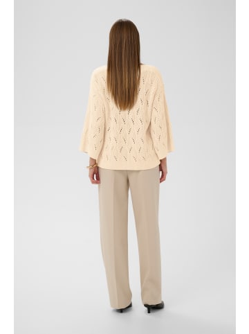 Soaked in Luxury Strickpullover SLRava Baggy fit in Whisper White