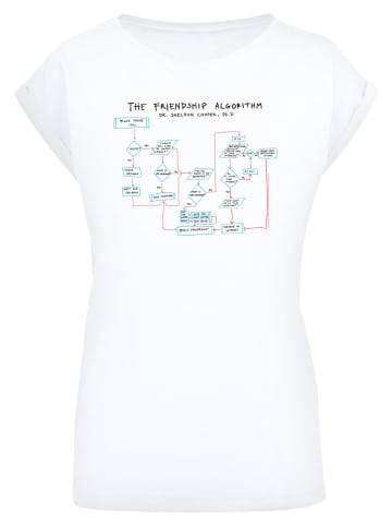 F4NT4STIC T-Shirt Big Bang Theory Friendship Algorithm in weiß
