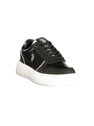 U.S. Polo Assn. Schwarz Damen Sneaker aus Polyurethan