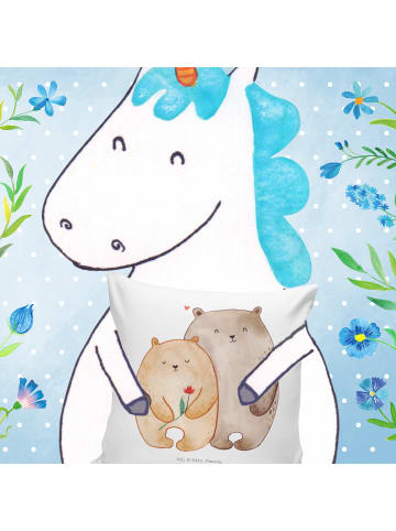 Mr. & Mrs. Panda couch kissen Bären Liebe ohne Spruch in Weiß