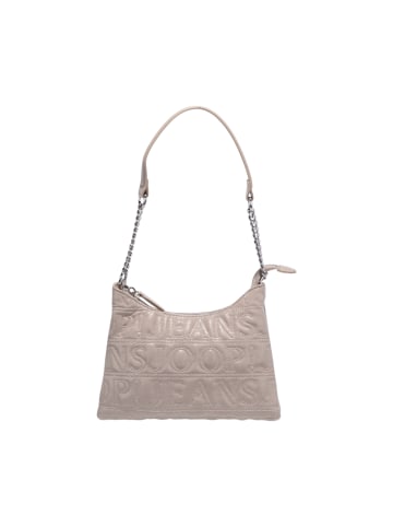 Joop Jeans Schultertasche 'Iniziale Spiega Lucille in Beige 23,00 x 17,00 x 6,00 cm'