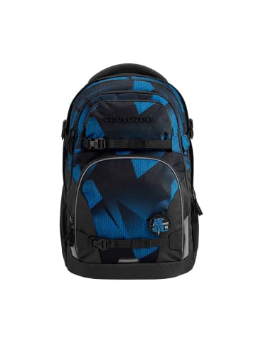 Coocazoo Schulrucksack PORTER Electric Ice in Blau/Schwarz